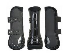 HKM 549196 Guêtres et protège-boulets, Lot de 4 - Diamonds, de Pur Sang/Demi-Sang Noir