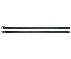 RIDING WORLD 2 Courroies Déperons Cuir Soft - Havane