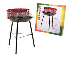 Ak Sport 1370008 Barbecue Trépied Métal Rouge 7,6 x 37 x 35,5 cm