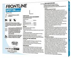 FRONTLINE Spot-on Chien - Anti-puces et anti-tiques pour chien - 10-20kg - 6 pipettes
