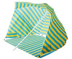 CAPTURE DualBeach Parasol & Abri de Plage, 2 en 1,Zenith-200, idéal pour la Plage, en Mode Parasol Classique, ou abri avec parois latérales, …
