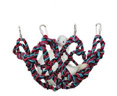 Hamac en Cage pour Animaux, literie en Furet tissé Lit pour Petit Animal été Perroquet Jouet pour hamac Chinchilla Cage pour cobaye Accessoires pour Planeur en Sucre Ecureuil Chinchilla