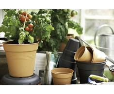 pot de fleurs - green basics pot de culture 15cm terre cuite doux - 15 x 15 x 13.8 cm