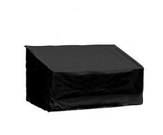 qishengshengwukeji Housse Table Jardin Bache Salon De Jardin Ronde Couverture De Table en Plein Air Table de Jardin Couverture Table De Jardin Ronde Couvre Étanche 163x66x89cm,Black