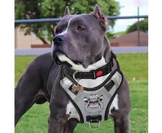 PENGDA Harnais Chien Anti Traction Harnais pour Chien Facile à Mettre Harnais Classique