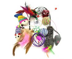 Jouets Chat, PietyPet Jouet pour Chat Animaux Domestiques Toys pour Chat Chaton Minou, 13 pièces