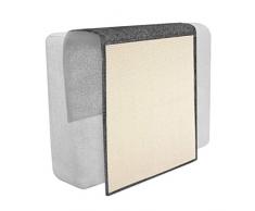 Navaris Tapis Griffoir pour Chats - Protection Canapé Fauteuil Meuble Sol Mur - Tapis en Sisal et Lin - 130 x 45cm - Adapté pour Chat Chaton Chien