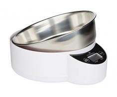 EYENIMAL Gamelle XL Balance Intégrée Blanche pour Chien