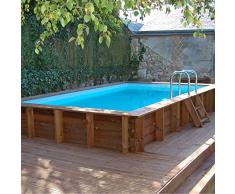 Sunbay - Piscine Bois Rectangulaire Marbella 4,27 M X 2,72 M X H. 1,19 M
