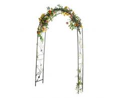XLOO larc de Jardin Parfait, Les poteaux de Soutien pour Plantes de Jardin, tonnelle de Jardin en métal, 90 de Hauteur × 45 de Largeur, Tuyau en Acier épaissi, pour Divers Ornements descalad