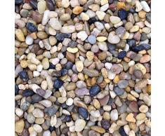Couleur Naturelle Pierres pour Aquarium Galets Gravier Substrat, 0,5–1 cm, 5 kg