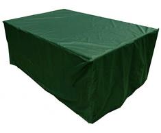 KaufPirat Premium Housse de Protection Bâche Imperméable 170x90x75 cm Couverture de Table de Jardin Housse protectrice pour mobilier de Jardin en Polyester Oxford Vert Sapin