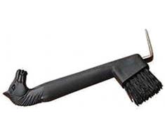 TdeT Cure-pieds tÊte de cheval - noir - 18.5*8 cm