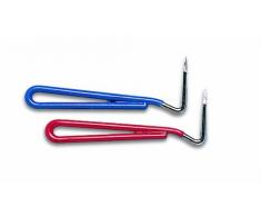 Cottage Craft Cure-pieds Manche en vinyle Bleu