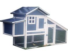 FeelGoodUK Windsor - Hybride - Cage à Poules, poulailler and Run (CH10)