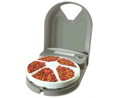 PetSafe - Distributeur de Nourriture et Croquettes Automatique Eatwell 5 Repas pour Animaux, Chiens et Chats - Programmable - Ecran LCD - Sans BPA