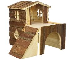 TRIXIE 6129 Natural Living Bjork Maison pour Lapin ou Petit Rongeur 31 × 28 × 29 cm