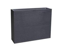 Jardinière Graphit Loft XL grise - 99.5 x 29.5 x 78.5cm 63L - EDA Plastique
