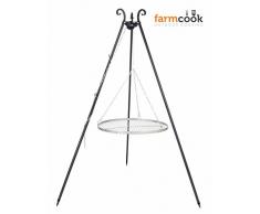 Barbecue sur Trépied - Grille en acier inoxydableØ : 60cm 12kg H:185cm