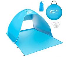 Active Era Tente de Plage Pop Up Déployable - Protection Solaire UV UPF 50+ - Comprend Un Sac de Transport et des piquets de Tente