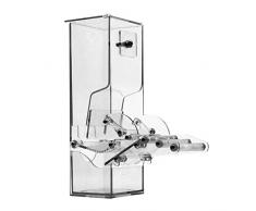 Distributeur de graines pour Cage à Oiseaux ne Faisant Pas de dégâts, système dalimentation Automatique antidérapant pour Aliments, pour perroquets, Moulage en Une étape