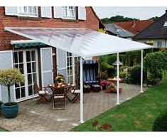 Chalet-Jardin Toit terrasse Blanc avancée 4m - 23,4m2