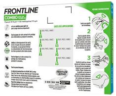 FRONTLINE Combo Chien - Anti-puces et anti-tiques pour chien - 10-20kg - 6 pipettes