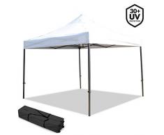 Tonnelle pliante 3 x 3 professionnelle Blanc