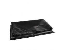 YIREAUD Revêtement de Bassin en PEHD en Caoutchouc pour Bassin en PVC Noir pour Eau, Jardin, Bassin Koi, fontaines