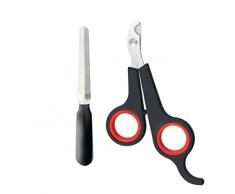 Ceesc pour animal domestique Griffe Care Coupe Ongles Ciseaux avec ensemble de coupe Professional Lime à ongles kit, confortable pour Chatons, chiots, lapins et vos autres petits animaux