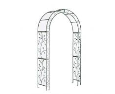 XLOO Tonnelle de Jardin en métal rétro, tonnelle de Jardin en Acier, Faites lancien, tonnelle de Jardin, cérémonie de la Partie de Mariage darc, décoration, Plante grimpante, Treillis, Support