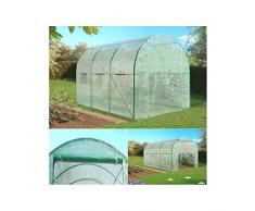 ProBache - Serre de jardin tunnel 6m² en acier galvanisé