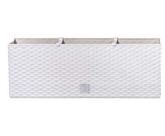 Zanvic Terra Bac à Fleurs Rato en Plastique avec Insert, Marron, 60 cm