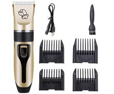 strir Tondeuse pour Chien, Professionnels pour Chiens, Chats, Faible Bruit Peigne de Guide réglable Coiffure pour Animaux de Compagnie, Tondeuse pour Chiens Clippers pour Animal Beauté