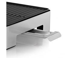 WMF Lono Gril Quadro - Barbecue (Table, noir, chrome, Plaza, chrome, aluminium, température)