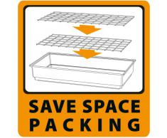 Ferplast 57058801 Cage pour Rat Jenny Gris 80 x 50 x 79,5 cm