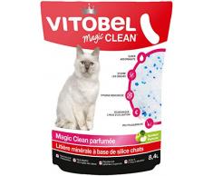 Vitakraft Litière Silice Magic Clean Parfumée Pomme 2 Mois pour Chat 8,4 L