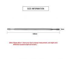 128 x 4 mm de diamètre faciles à Tonnelle en métal à tête double pour tôle Grignoteuse Scie Outil de coupe