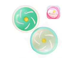BOENTA Roue pour Hamster Roue Hamster en Bois Hamster Roue Hamster Hamster de Roue Silencieux Silencieux Hamster Roue Hamster dans Une Balle Jouet 11cm,singleroundgreen