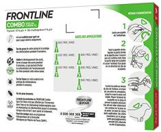 FRONTLINE Combo Chien - Anti-puces et anti-tiques pour chien - plus de 40kg - 6 pipettes