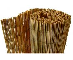 Canisse en roseau naturel, écran de clôture de 4 m 1.5m x 4m