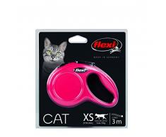 Flexi New Classic Laisse en Cordon pour Chat Rouge 3 m 8 kg Taille XS