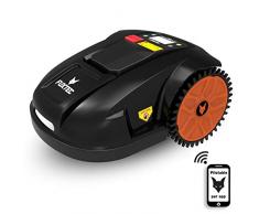 Fuxtec Robot Tondeuse Electrique FX-RB144 pour Surface Jusque 1500m² - Fonctionne sous la Pluie, Poids 16k kg, Protection Anti-vol, Pilotage Auto ou Manuel, par App(iOS&Android) par WiFi