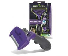 FURMINATOR Outil de Toilettage Pour Chat de Grande Taille à Poils Longs - Elimine 90% des Poils – Nettoyage en 1 clic - Conçu et Recommandé par des Professionnels - Sans Bisphénol A