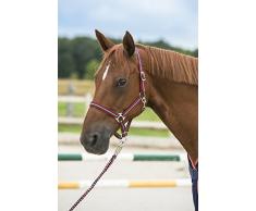 EKKIA Licol Tricolore Doux - Marine/Rouge/Blanc - Cheval