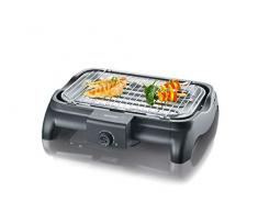 Severin PG 1511 Barbecue-Gril (2.300W, Gril de Table, Surface (37 x 23cm) Noir