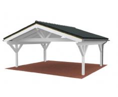 Easycarport.de Carport avec toit pointu 6,50 x 6.00 m
