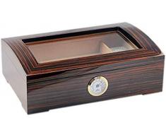 APcjerp Cypress Bois Cigar constante Humidité Boîte de cèdre en Bois Massif Neige Plus Humide Jardinière Transparent de Stockage de cigares