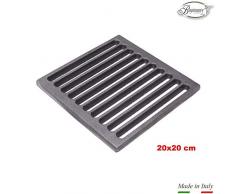 Grilles en fonte pour cheminée, poêle, barbecue, cendres