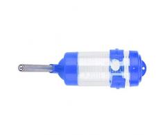 Bouteille deau pour hamster pour animaux de compagnie, sans égouttement, 80 ml à suspendre automatiquement à mâcher preuve dalimentation Eau de petite taille Meilleure alimentation pour furet(Bleu)